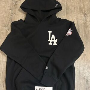 New Era Black LA Dodgers Logo Men's Sweater